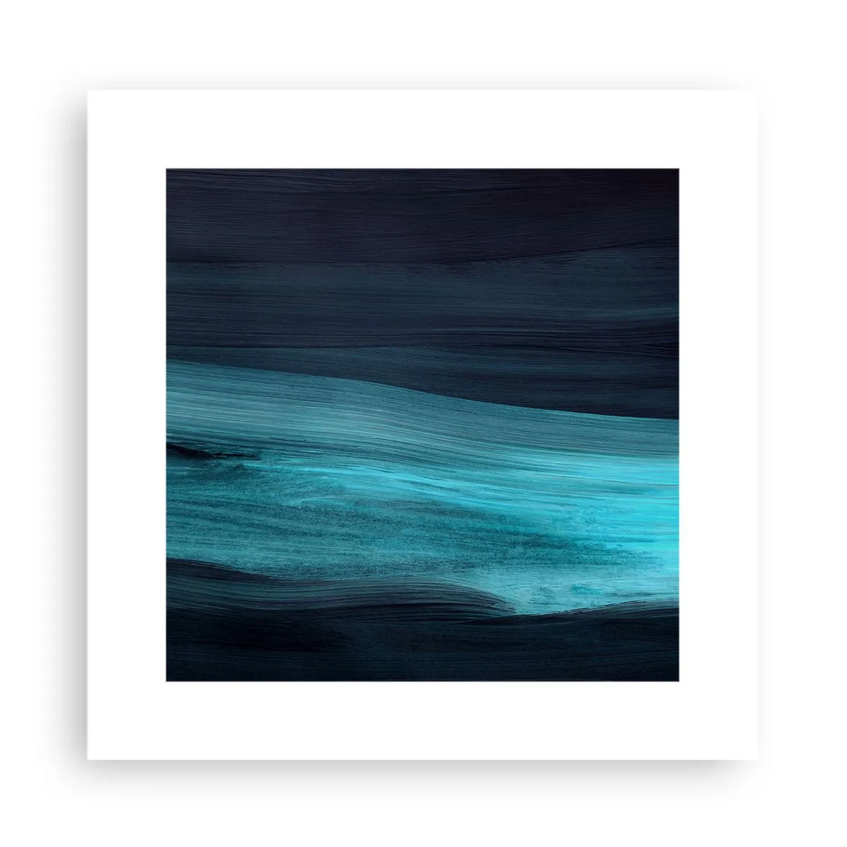 Poster - Gehen Sie mit dem Strom - 30x30 cm