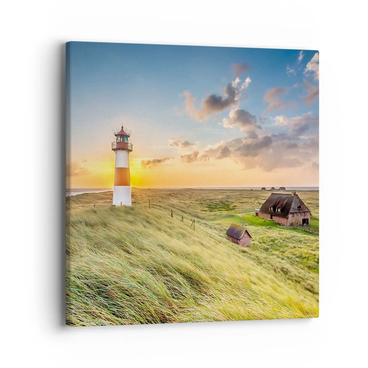 Bild auf Leinwand - Leinwandbild - Zwischen den Wellen - 40x40 cm