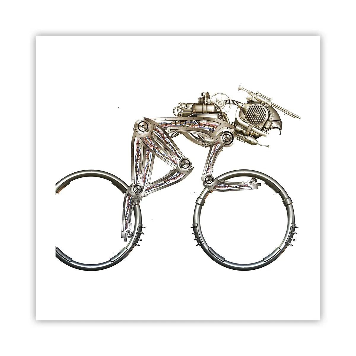 Poster - Eine tolle Maschine - 50x50 cm