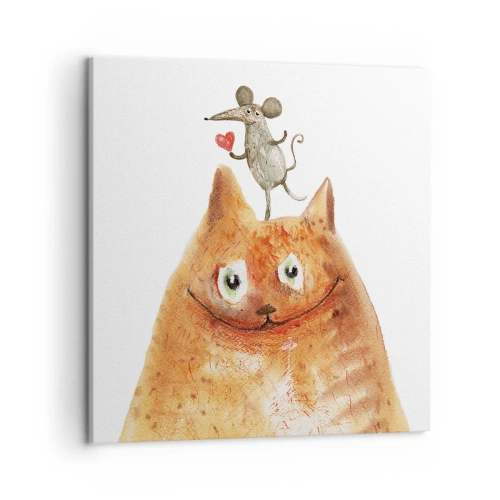 Bild auf Leinwand - Leinwandbild - Paradoxien der Liebe - 50x50 cm