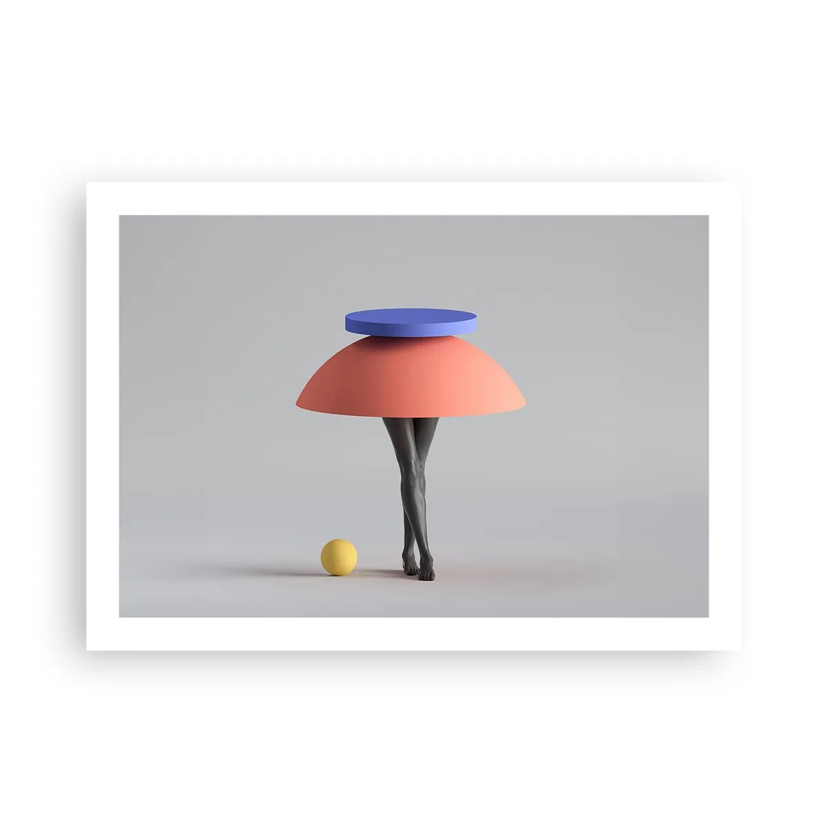 Poster - Surrealistische Komposition - 70x50 cm