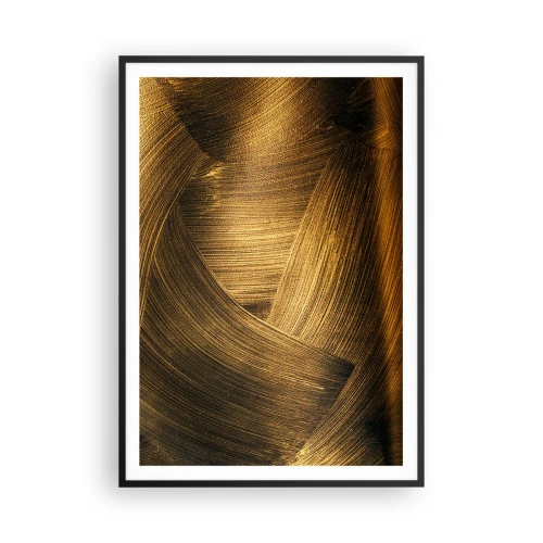 Poster in einem schwarzem Rahmen - In einem goldenen Labyrinth - 70x100 cm
