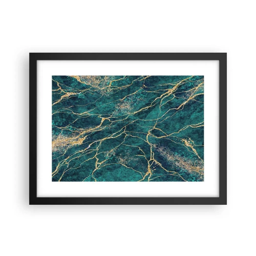 Poster in einem schwarzem Rahmen - Goldmine - 40x30 cm