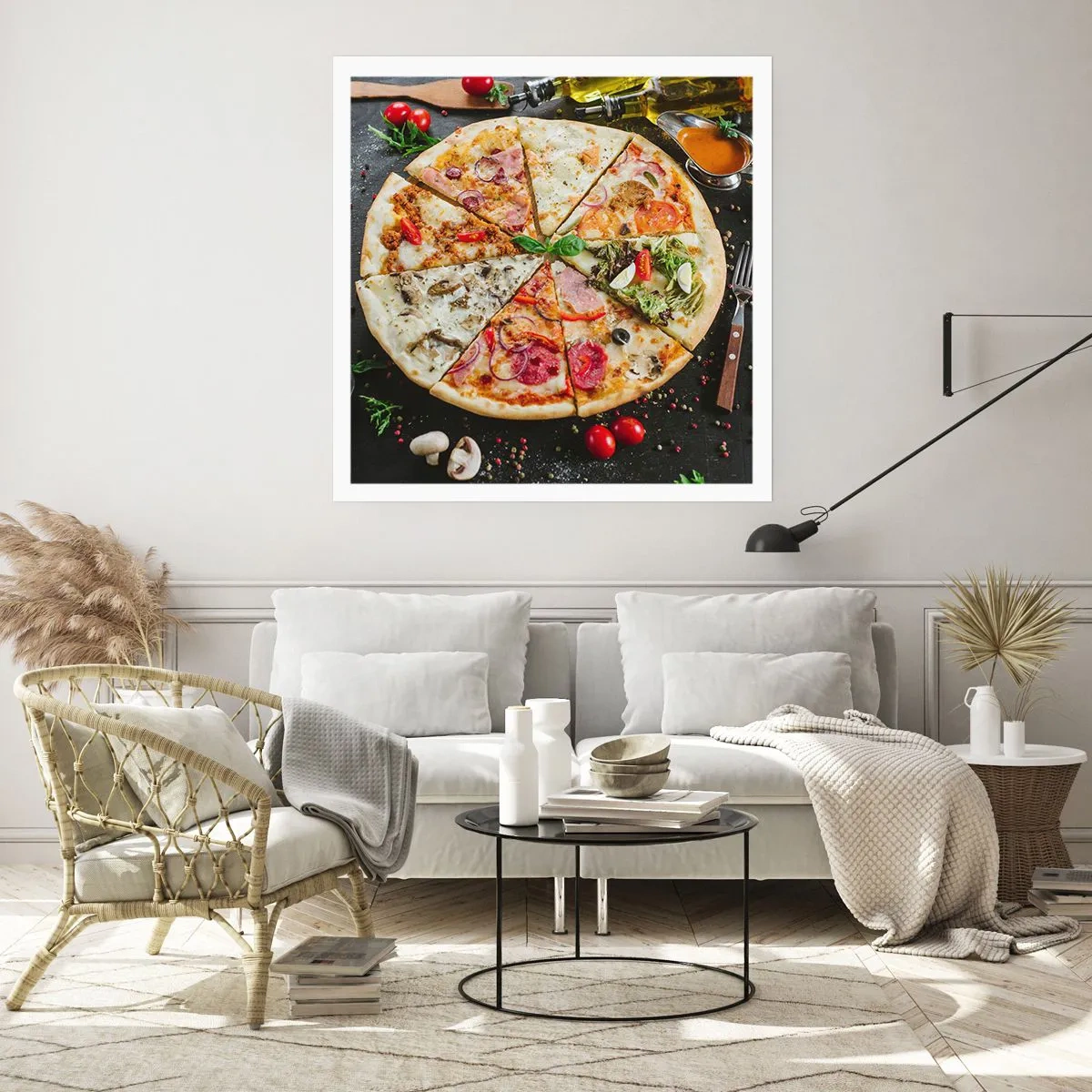 Poster - Eine Reihe von Geschmacksrichtungen - 30x30 cm