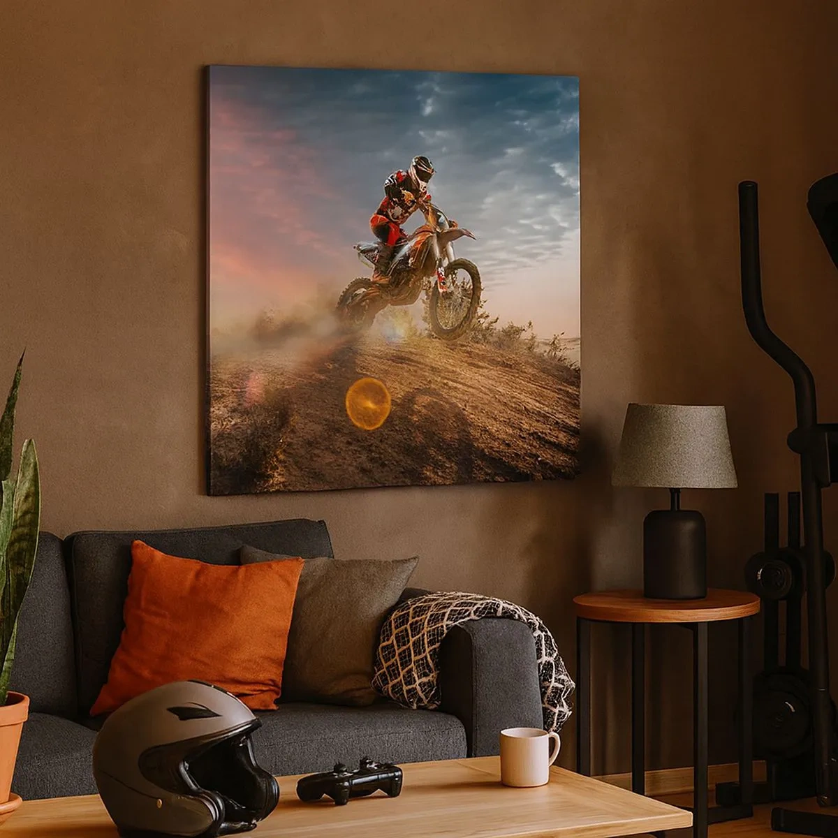 Bild auf Leinwand - Leinwandbild - Für den Sieg - 30x30 cm