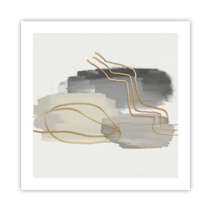 Poster - Dauer und Bewegung - 50x50 cm