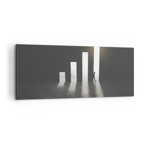 Bild auf Leinwand - Leinwandbild - Erfolg – ​​Impression - 100x40 cm