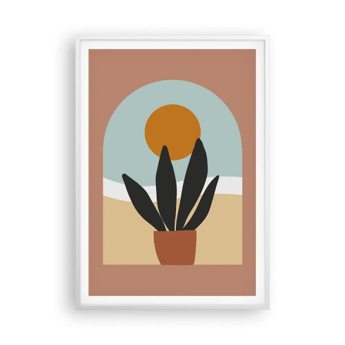 Poster in einem weißen Rahmen - Kleine Freuden - 70x100 cm