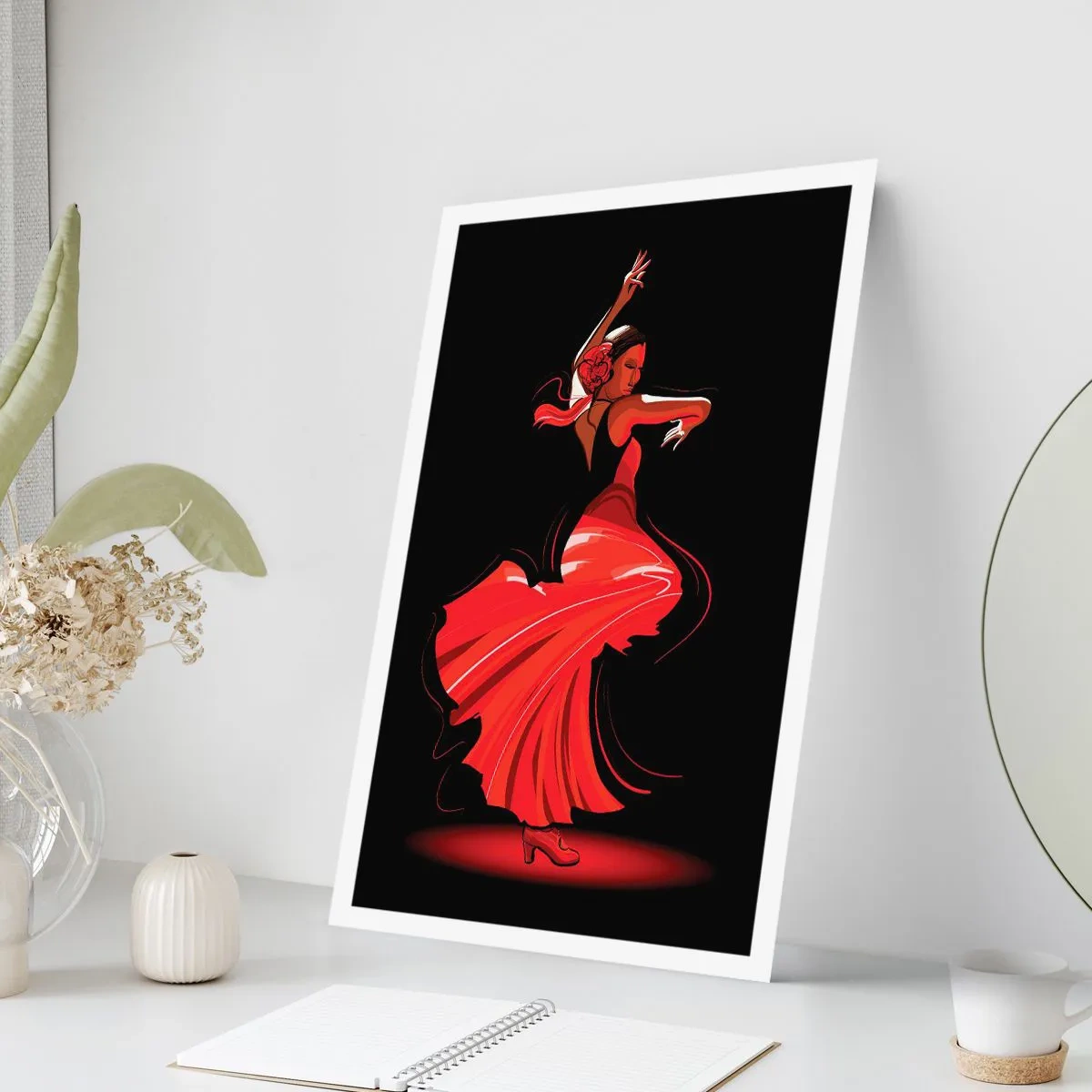 Poster - Der feurige Geist des Flamenco - 40x50 cm
