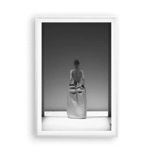Poster in einem weißen Rahmen - Raffinierte Einfachheit - 61x91 cm