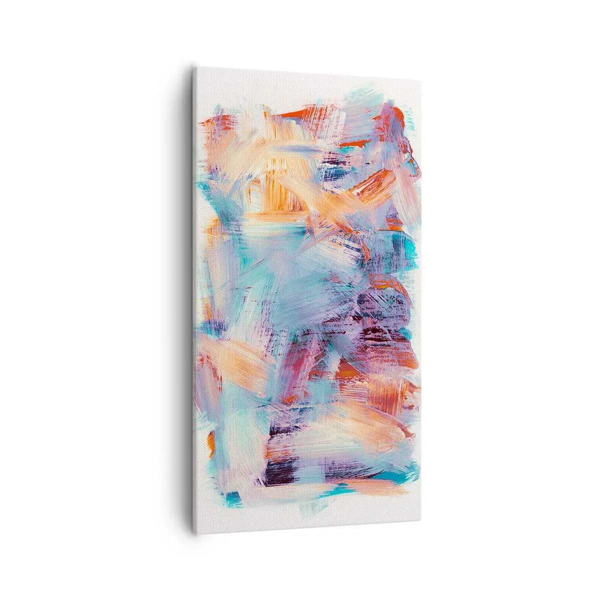 Bild auf Leinwand - Leinwandbild - Buntes Durcheinander - 55x100 cm