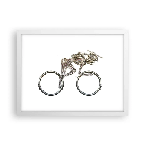 Poster in einem weißen Rahmen - Eine tolle Maschine - 40x30 cm