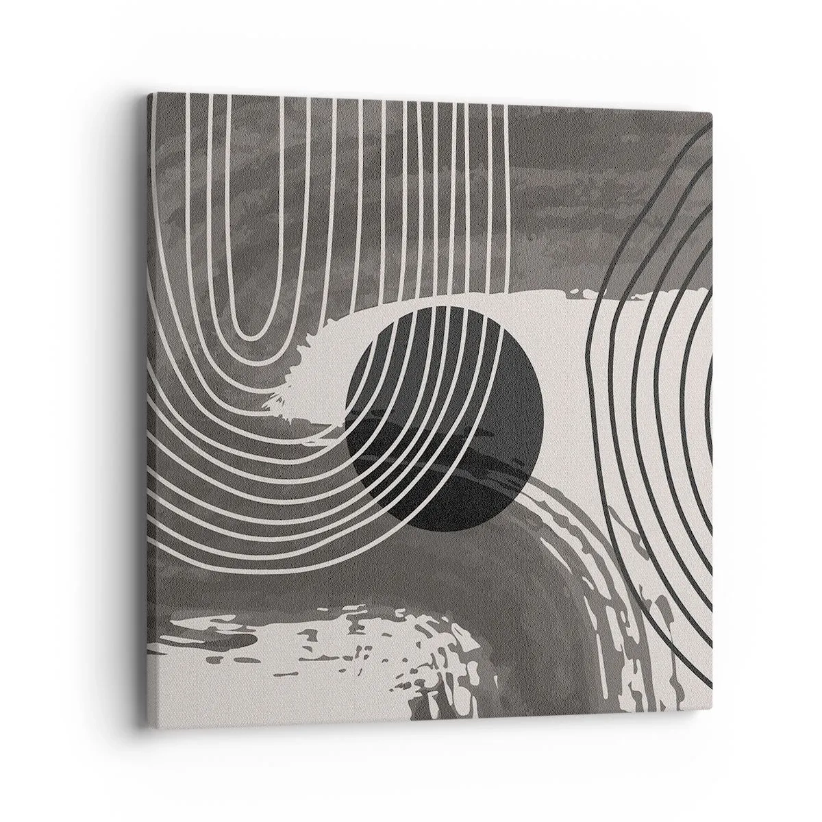 Bild auf Leinwand - Leinwandbild - Oval gewinnt - 40x40 cm