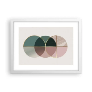 Poster in einem weißen Rahmen - Ein Rad hinter dem anderen… - 40x30 cm