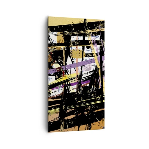 Bild auf Leinwand - Leinwandbild - Ein scharfer Schnitt - 55x100 cm