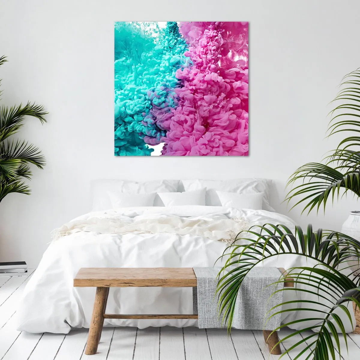 Bild auf Leinwand - Leinwandbild - Letzte Begegnung - 50x50 cm