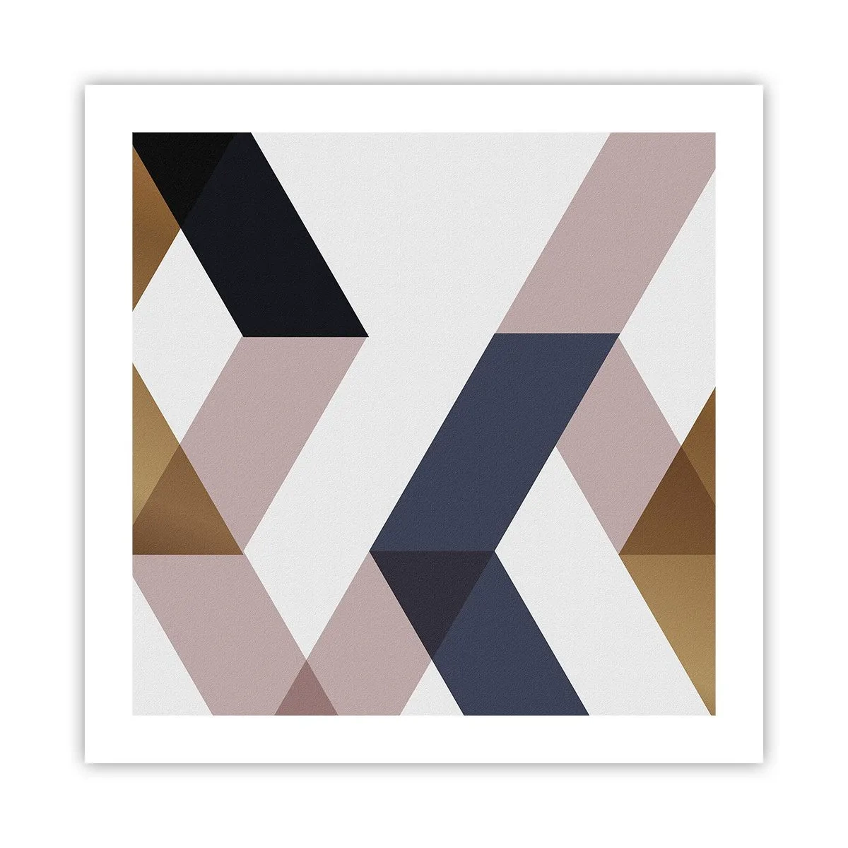 Poster - Ebenen und Winkel - 50x50 cm