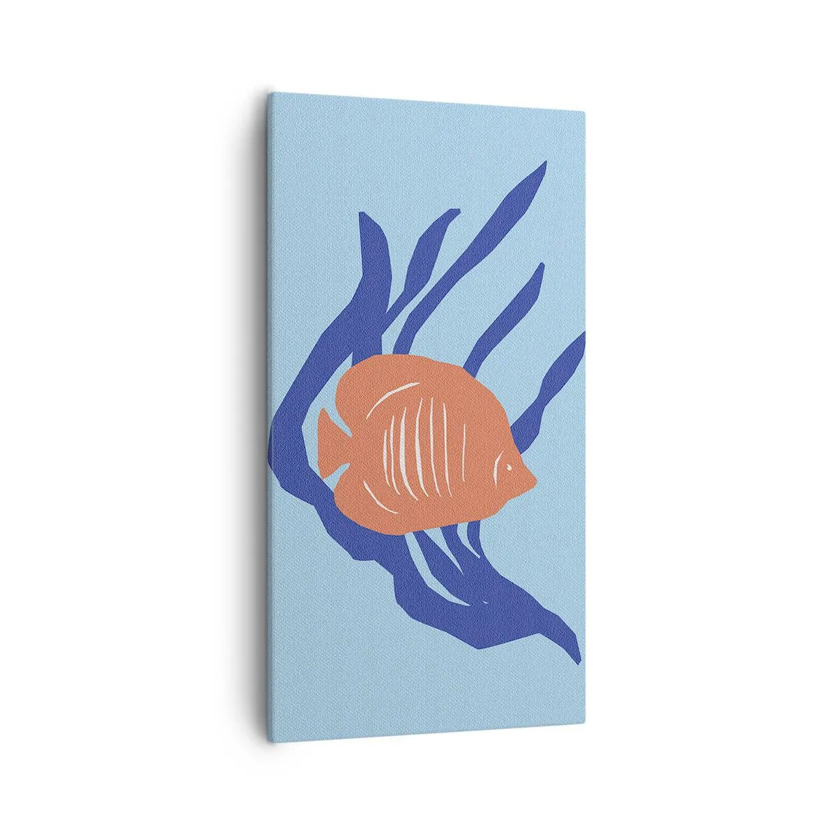 Bild auf Leinwand - Leinwandbild - Bewohnerin von Korallengewässern - 55x100 cm