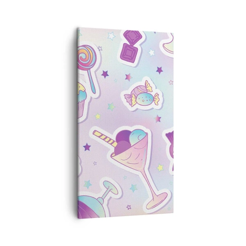 Bild auf Leinwand - Leinwandbild - Dass es jeden Tag ein Geburtstag wäre - 45x80 cm