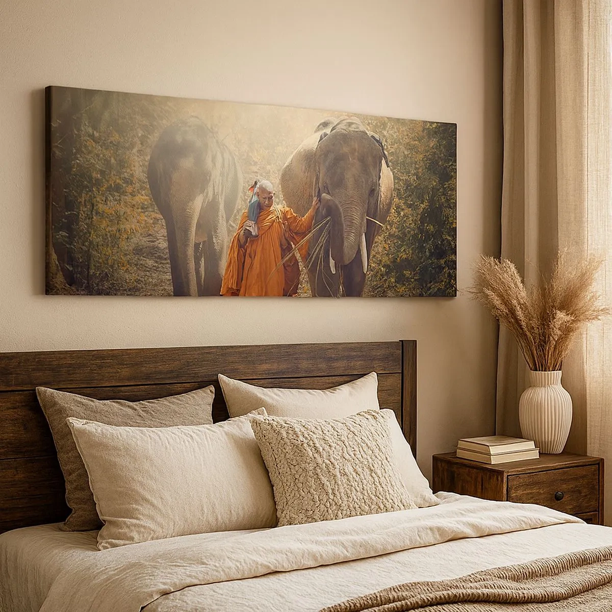 Bild auf Leinwand - Leinwandbild - Volles Verständnis - 100x40 cm