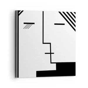 Bild auf Leinwand - Leinwandbild - Einfach ein Kuss - 70x70 cm