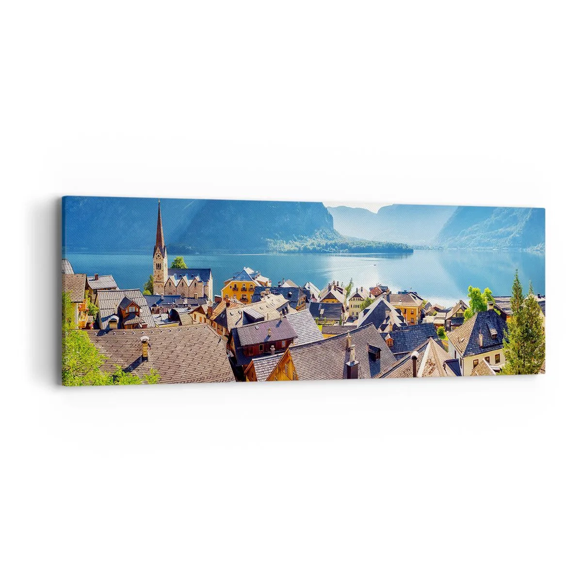 Bild auf Leinwand - Leinwandbild - Es könnte nicht malerischer sein - 90x30 cm