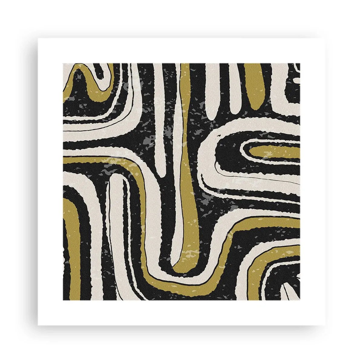 Poster - Komposition: Straßen und Gassen - 40x40 cm