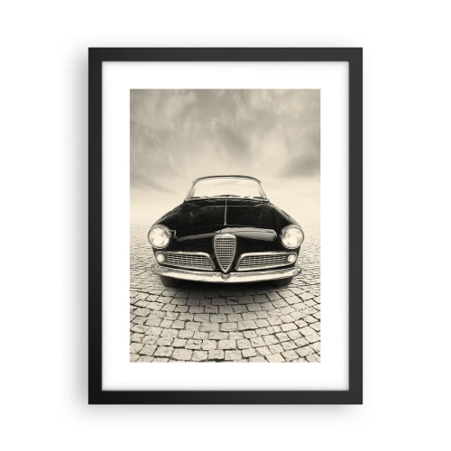Poster in einem schwarzem Rahmen - Man muss mich einfach lieben - 30x40 cm