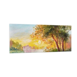Glasbild - Bild auf glas - Et in Arcadia ego - 100x40 cm