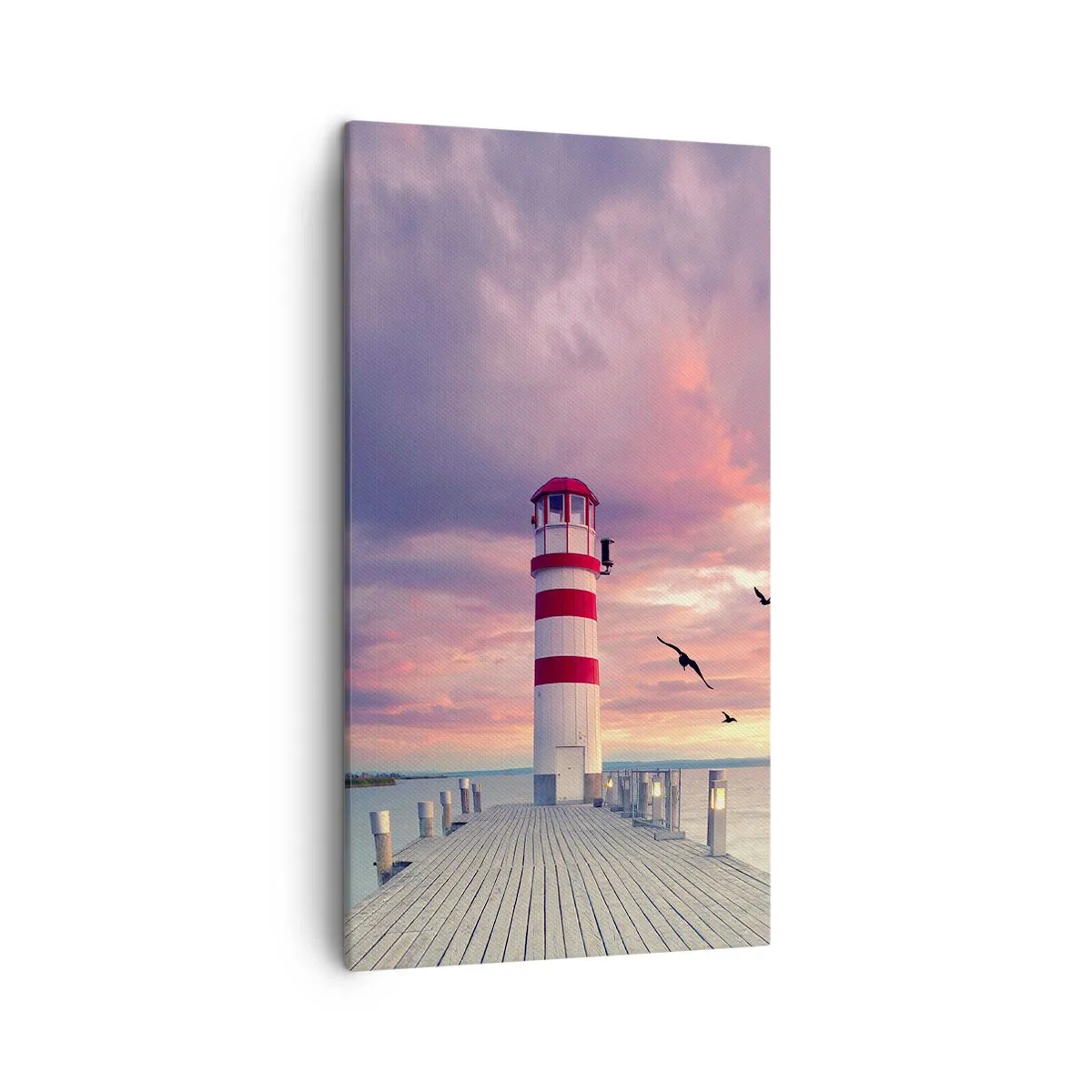 Bild auf Leinwand - Leinwandbild - Es ist Zeit zum Hafen zu gehen - 45x80 cm