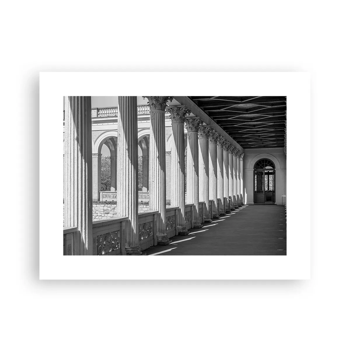 Poster - Sonnige Arkade - 40x30 cm