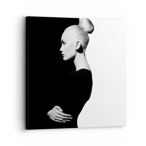 Bild auf Leinwand - Leinwandbild - Einfach eine Frau - 30x30 cm