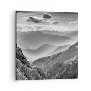 Bild auf Leinwand - Leinwandbild - Bis zum Horizont - 70x70 cm