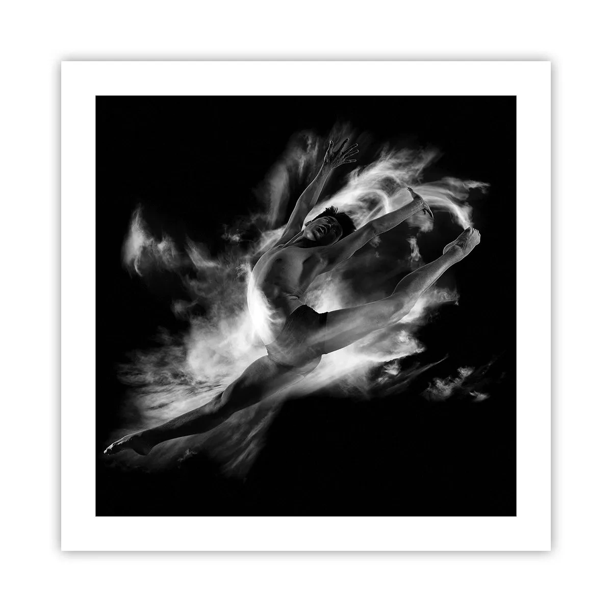 Poster - Im Flug hängen geblieben - 50x50 cm