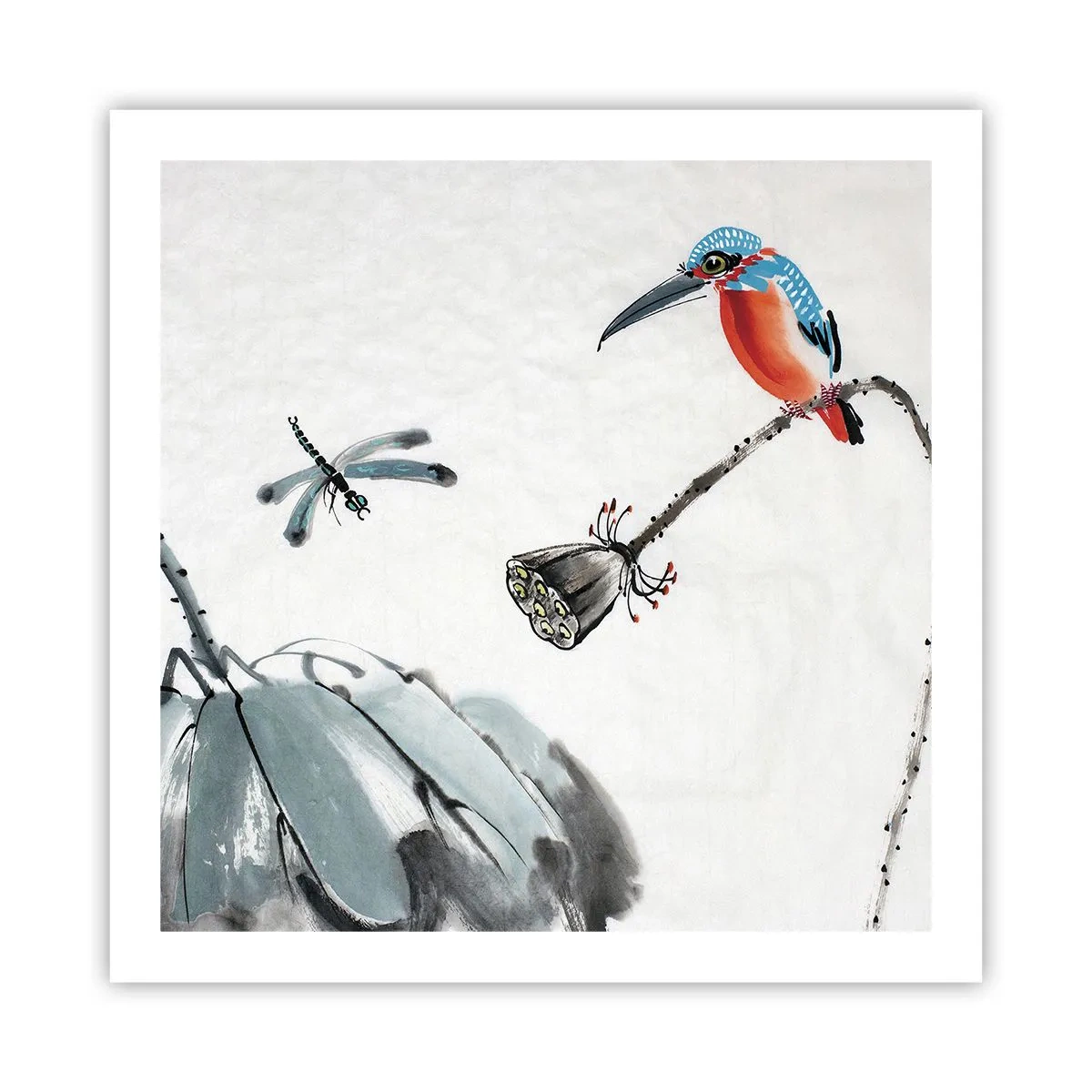 Poster - Das Leben der Wiese - 60x60 cm