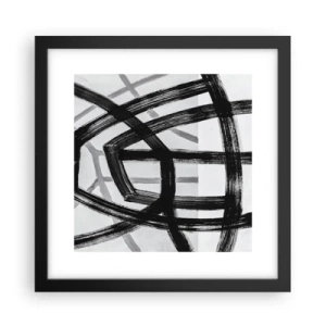 Poster in einem schwarzem Rahmen - Bautiefe - 30x30 cm