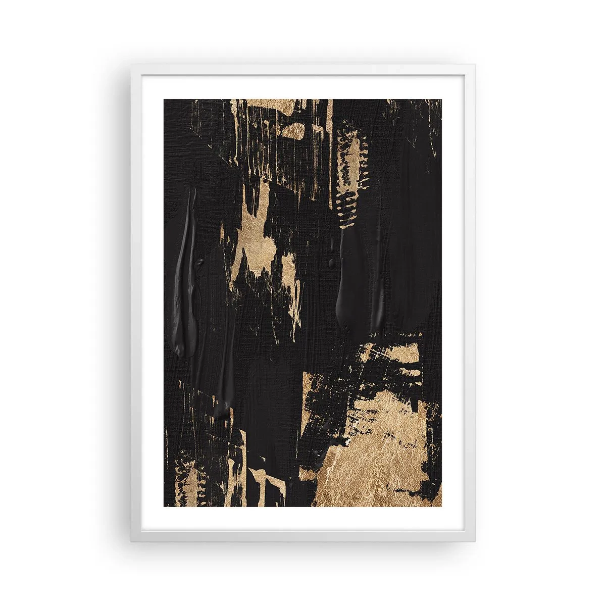 Poster in einem weißen Rahmen - Spur einer Berührung - 50x70 cm