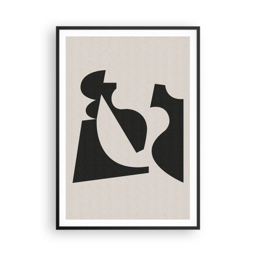 Poster in einem schwarzem Rahmen - Zum Selbstbauen - 70x100 cm