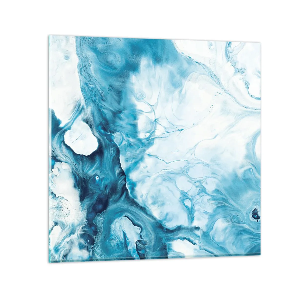 Glasbild - Bild auf glas - Blaues Konzert - 30x30 cm