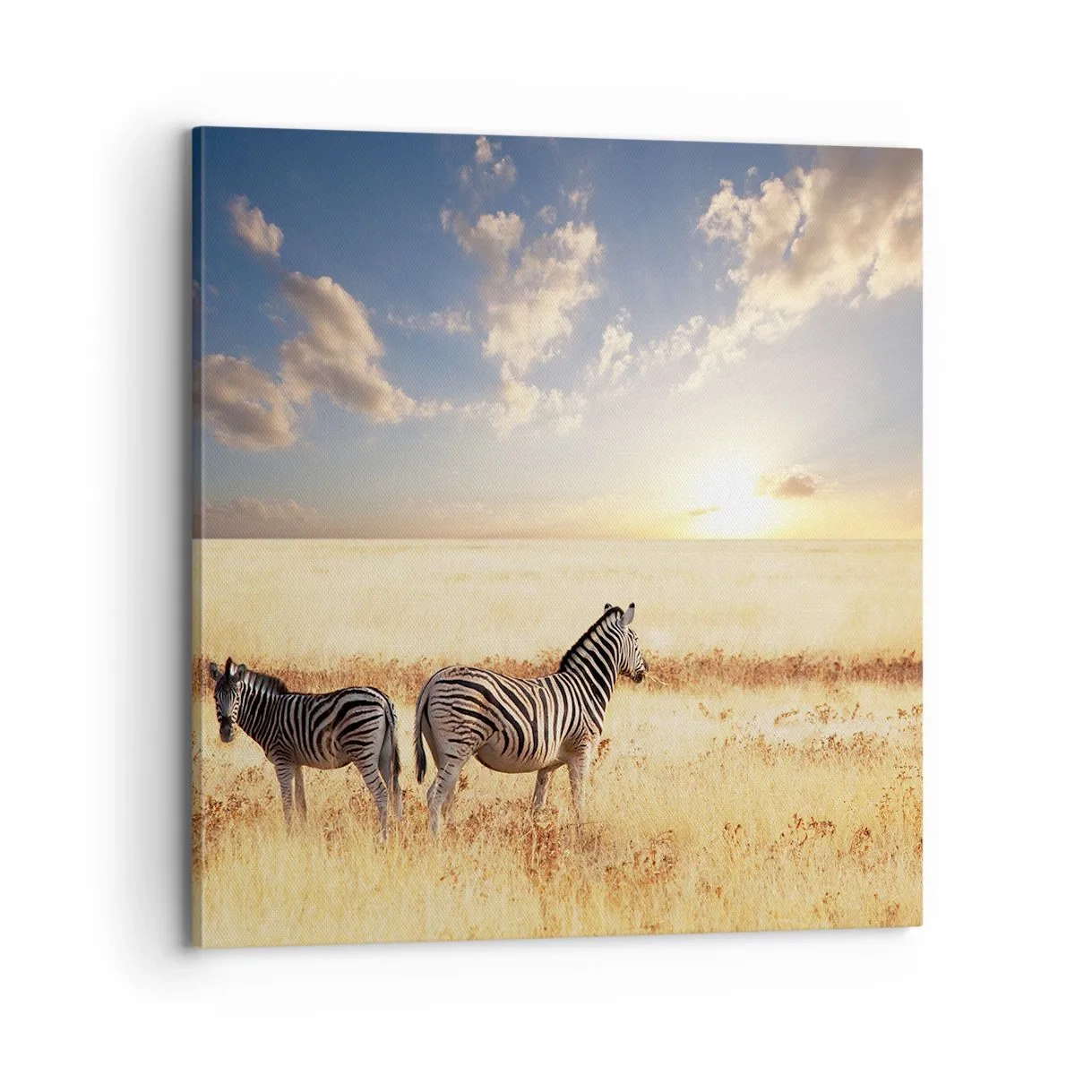 Bild auf Leinwand - Leinwandbild - Geh weg, sei nicht in Frieden - 70x70 cm