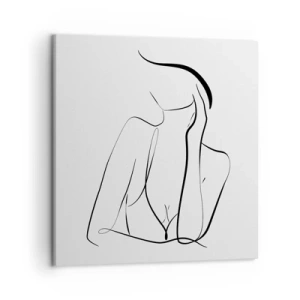 Bild auf Leinwand - Leinwandbild - Auf der Traumwelle - 50x50 cm