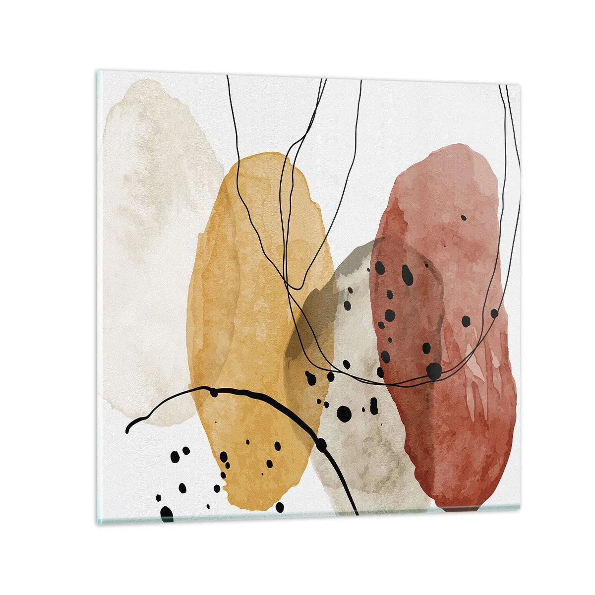 Glasbild - Bild auf glas - Wie leichte, transparente Luft - 30x30 cm