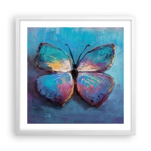 Poster in einem weißen Rahmen - In all seiner Pracht - 50x50 cm