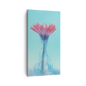 Bild auf Leinwand - Leinwandbild - In einer belebenden Umarmung - 55x100 cm