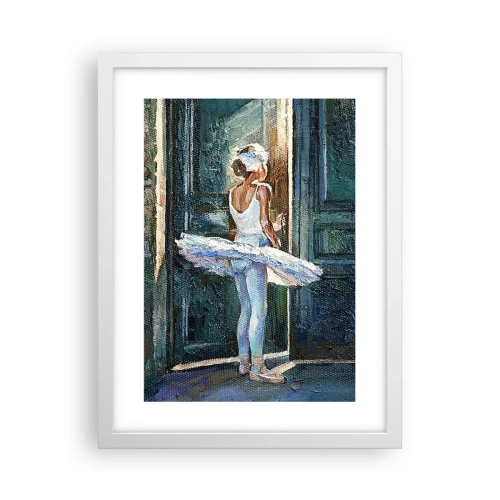 Poster in einem weißen Rahmen - Vor der Show - 30x40 cm