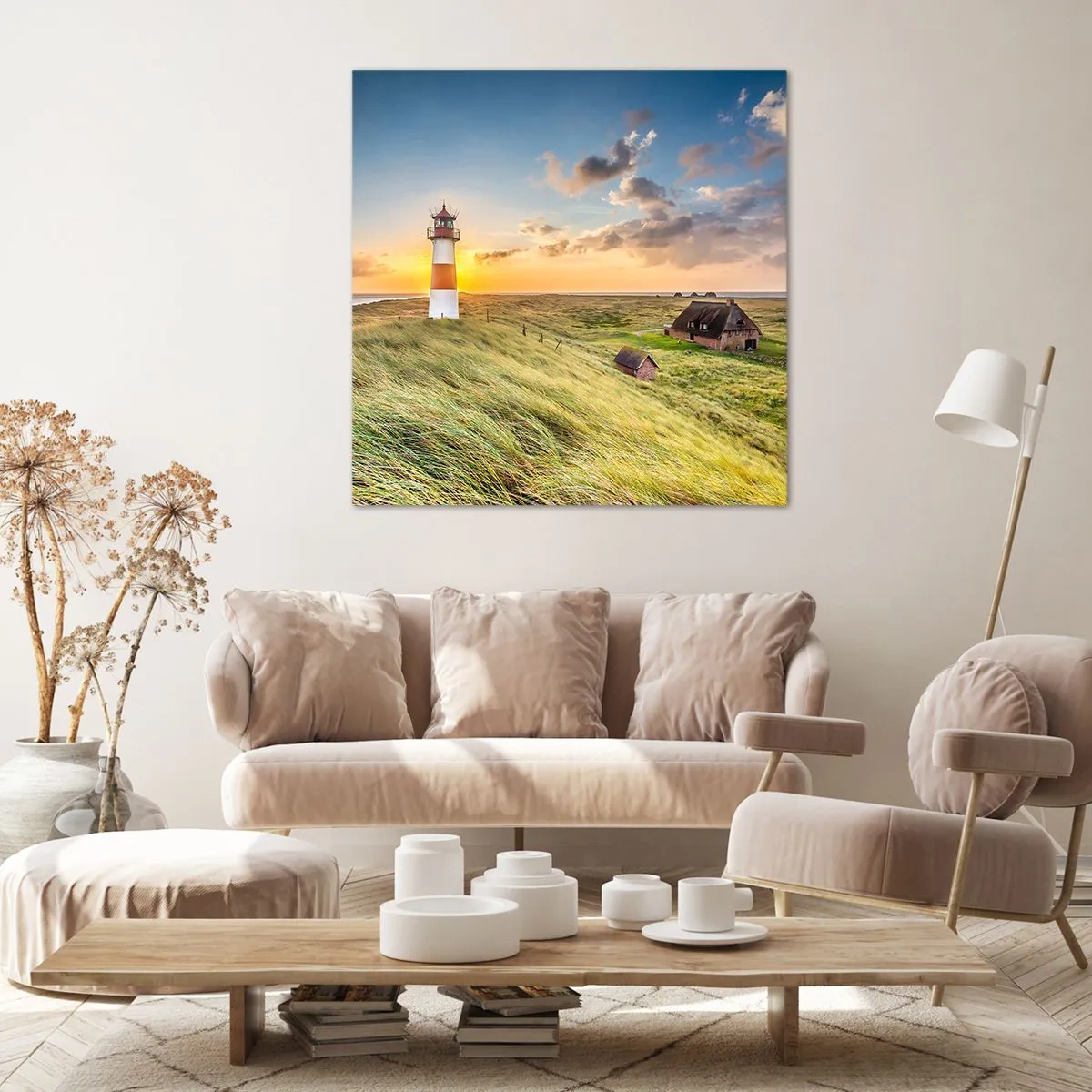 Bild auf Leinwand - Leinwandbild - Zwischen den Wellen - 40x40 cm