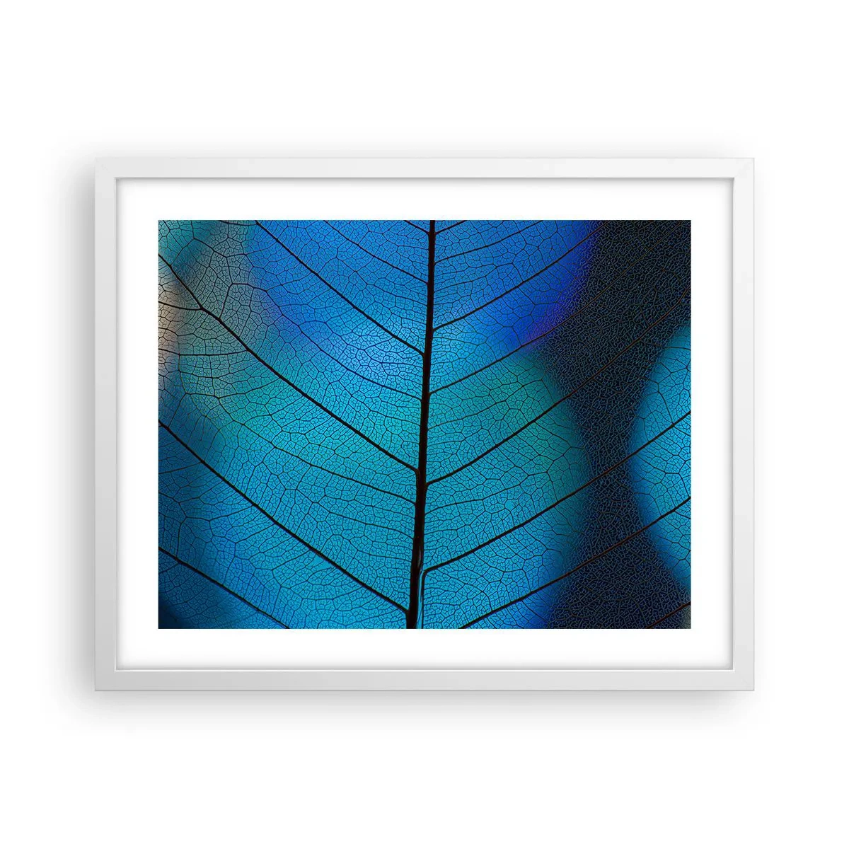 Poster in einem weißen Rahmen - Komplizierte Konstruktion - 50x40 cm