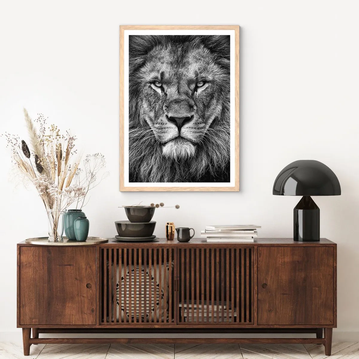 Poster in einem Rahmen aus heller Eiche - Im Krönungsgewand - 70x100 cm