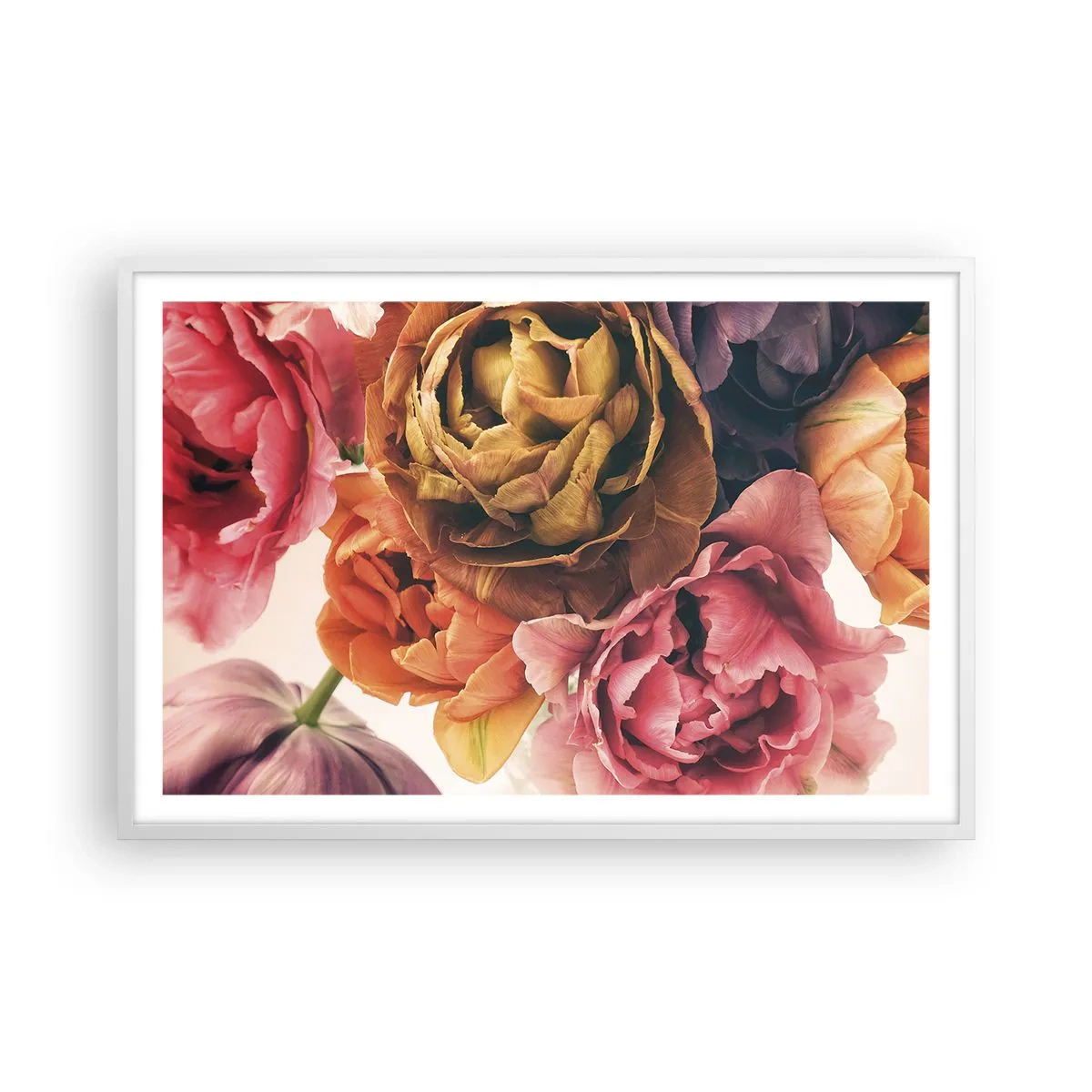 Poster in einem weißen Rahmen - Eine Feier des Lebens - 91x61 cm