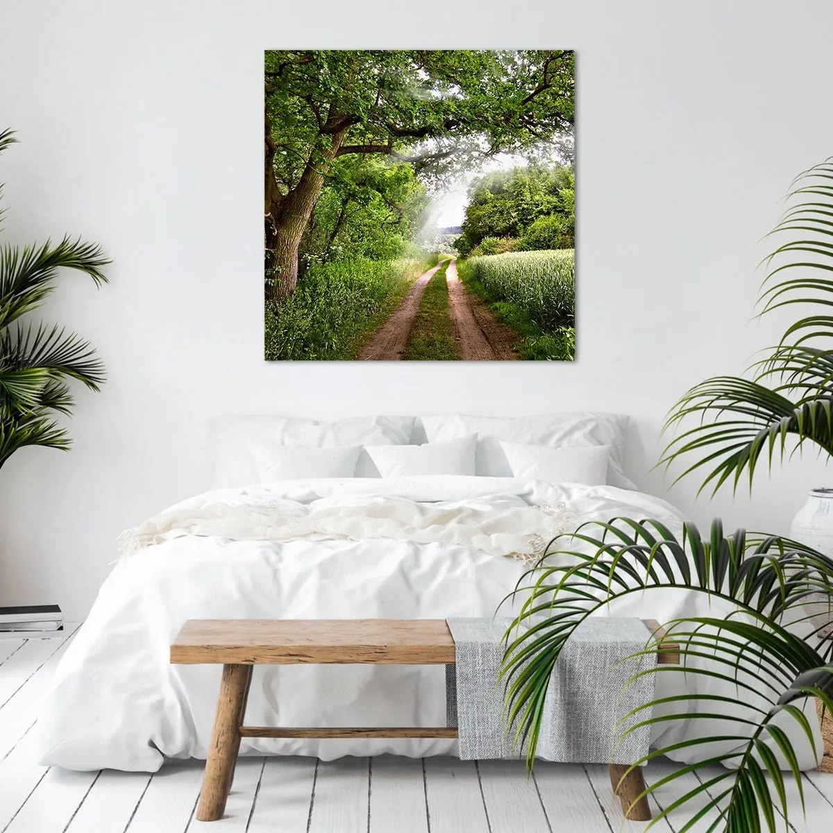Bild auf Leinwand - Leinwandbild - Et in Arcadia ego - 50x50 cm